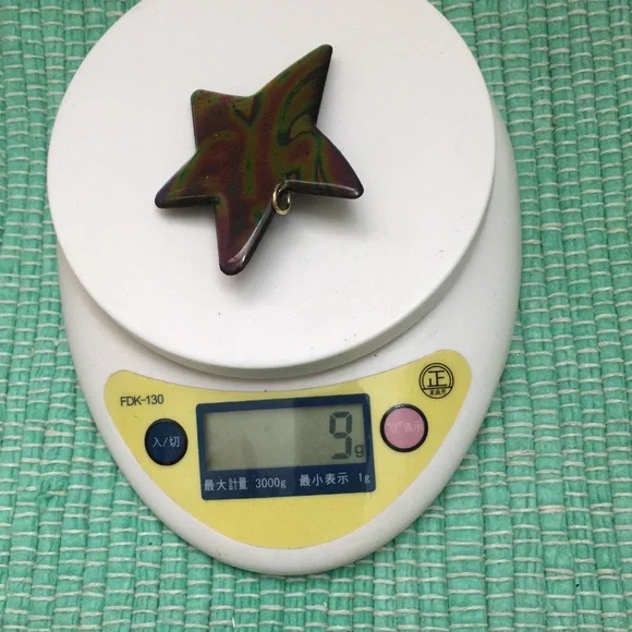 🖤Big Star clip earrings - Picture 16 of 17